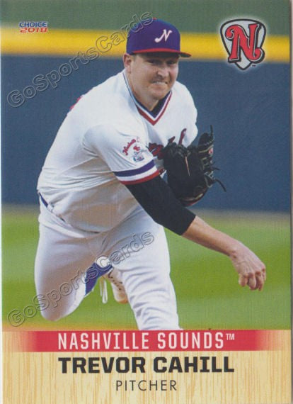 2018 Nashville Sounds Trevor Cahill