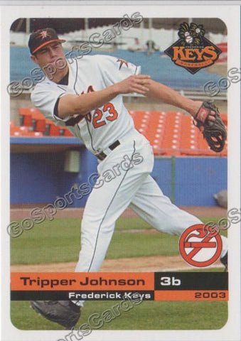 2003 Frederick Keys SGA Tripper Johnson