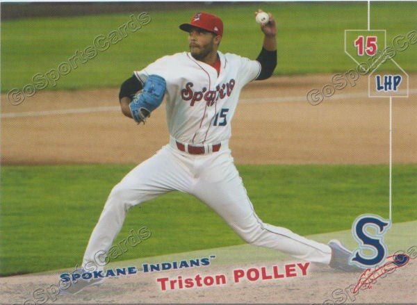 2019 Spokane Indians Triston Polley