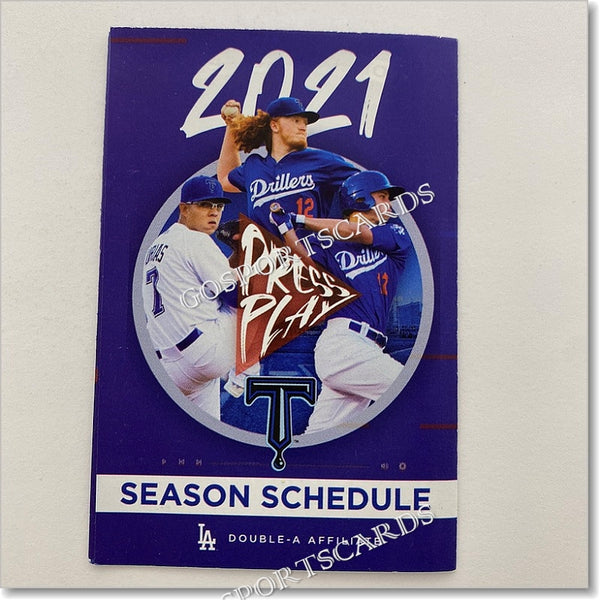 2021 Tulsa Drillers Pocket Schedule