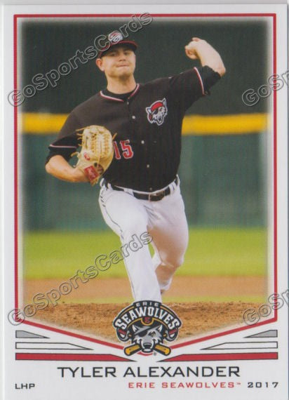 2017 Erie SeaWolves Tyler Alexander