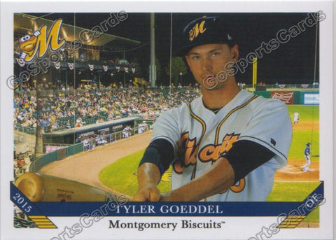 2015 Montgomery Biscuits Tyler Goeddel