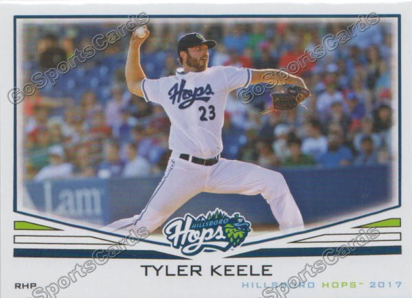 2017 Hillsboro Hops Tyler Keele