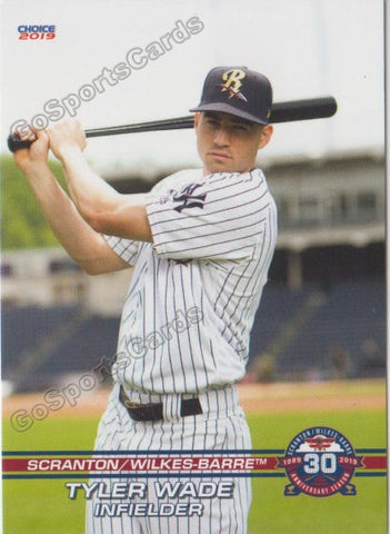 2019 Scranton Wilkes Barre RailRiders Tyler Wade