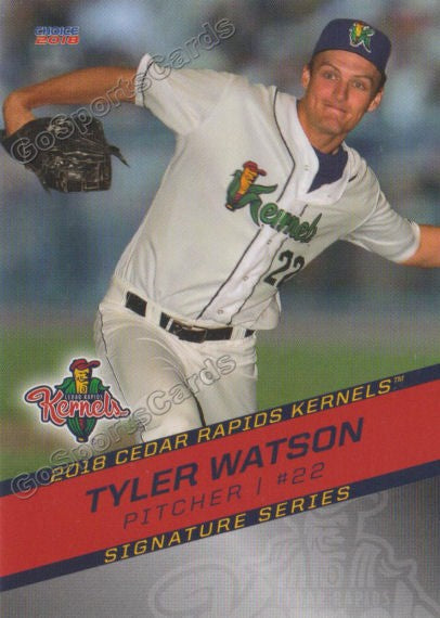 2018 Cedar Rapids Kernels Tyler Watson