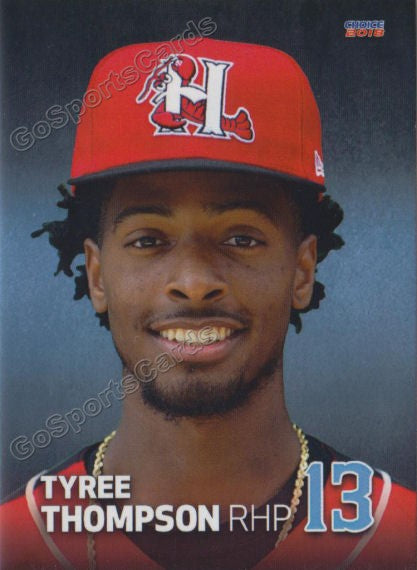 2018 Hickory Crawdads Tyree Thompson