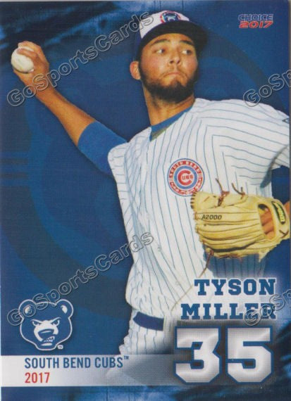 2017 South Bend Cubs Tyson Miller