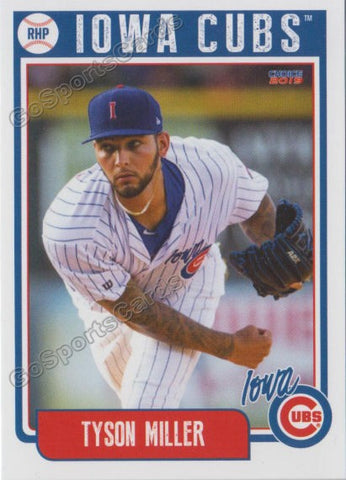 2019 Iowa Cubs Tyson Miller