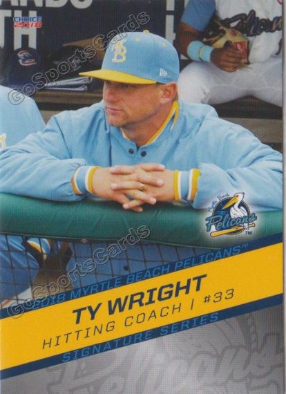 2018 Myrtle Beach Pelicans Ty Wright