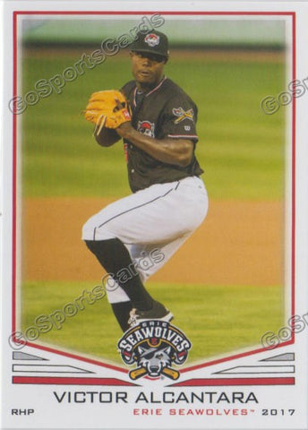 2017 Erie SeaWolves Victor Alcantara