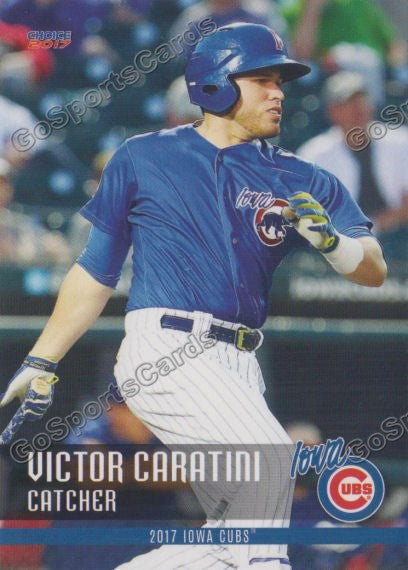 2017 Iowa Cubs Victor Caratini