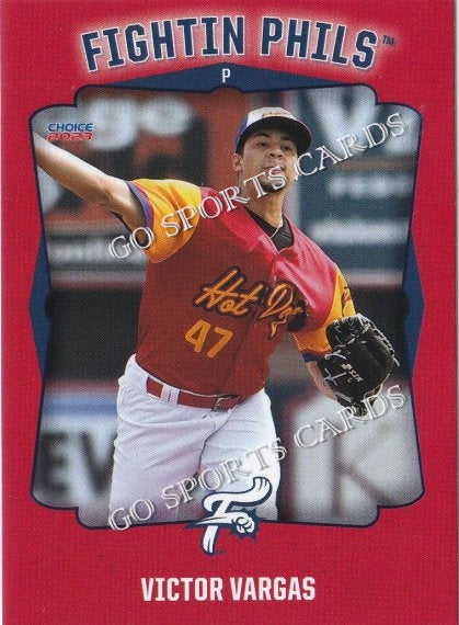 2023 Reading Fightin Phils 2nd Victor Vargas – Go Sports Cards