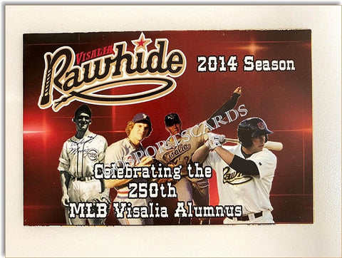 2014 Visalia Rawhide Pocket Schedule