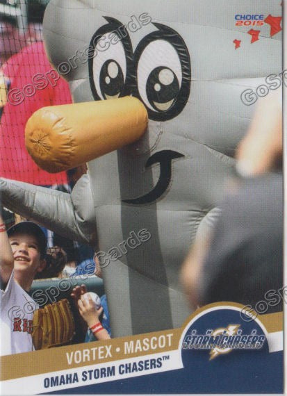 Omaha, NE, USA. 07th Sep, 2015. Omaha Storm Chasers mascot Stormy