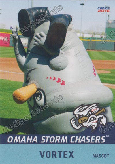 2016 Omaha Storm Chasers Vortex Mascot