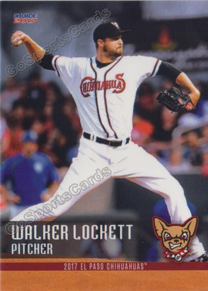 2017 El Paso Chihuahuas Walker Lockett