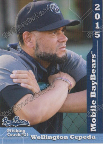 2015 Mobile BayBears Wellington Cepeda