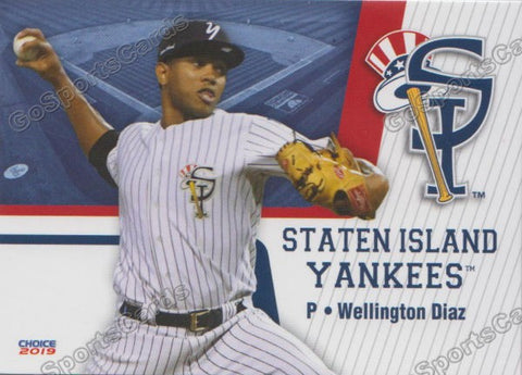 2019 Staten Island Yankees Wellington Diaz