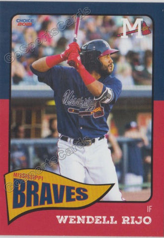 2021 Mississippi Braves Wendell Rijo