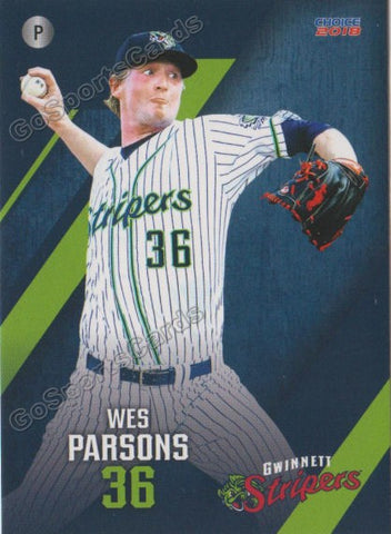 2018 Gwinnett Stripers Wes Parsons