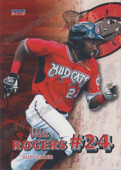 2019 Carolina Mudcats Wes Rogers