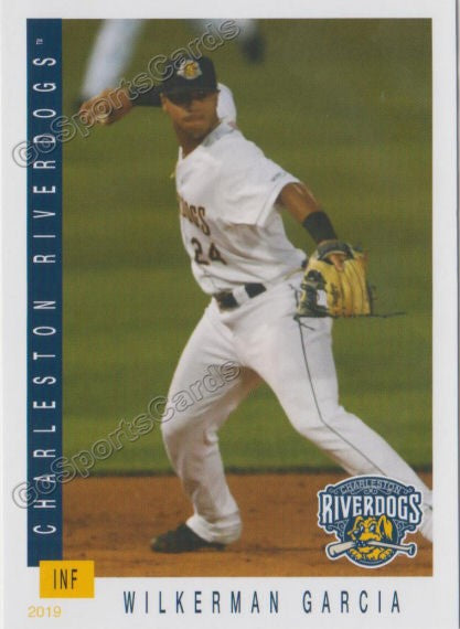 2019 Charleston RiverDogs Wilkerman Garcia