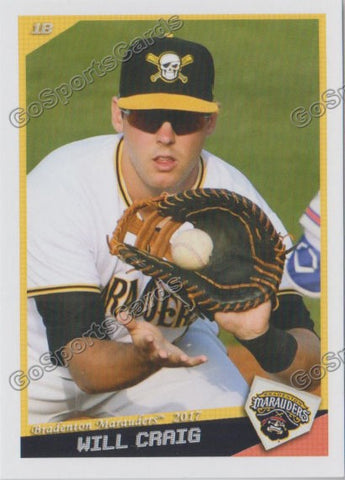 2017 Bradenton Marauders Will Craig