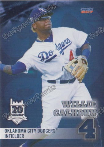 2017 Oklahoma City Dodgers Willie Calhoun