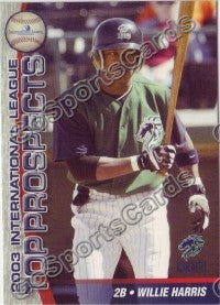 2003 International League Top Prospects Choice Willie Harris