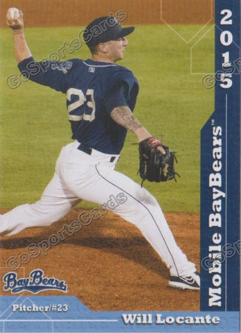 2015 Mobile BayBears Will Locante