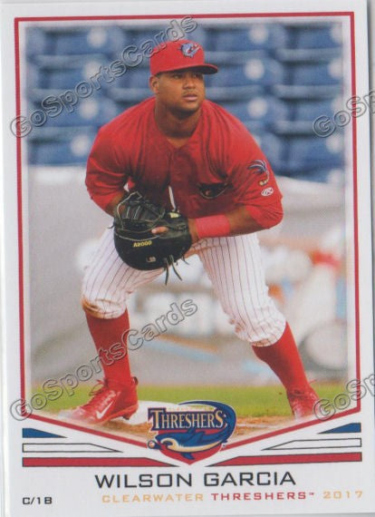 2017 Clearwater Threshers Wilson Garcia