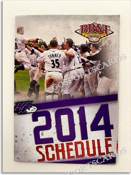 2014 Winston Salem Dash Pocket Schedule