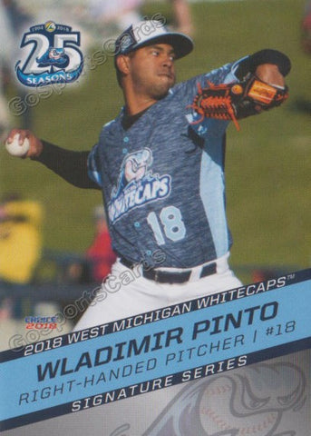 2018 West Michigan Whitecaps Wladimir Pinto