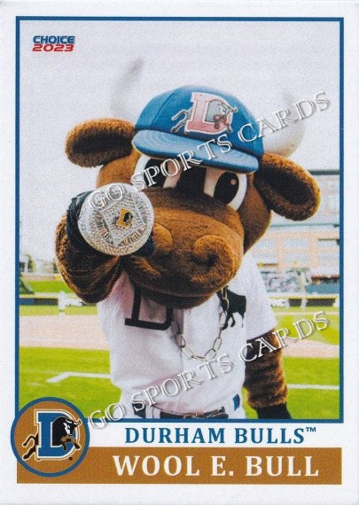 2023 Durham Bulls Wool E Bull Mascot