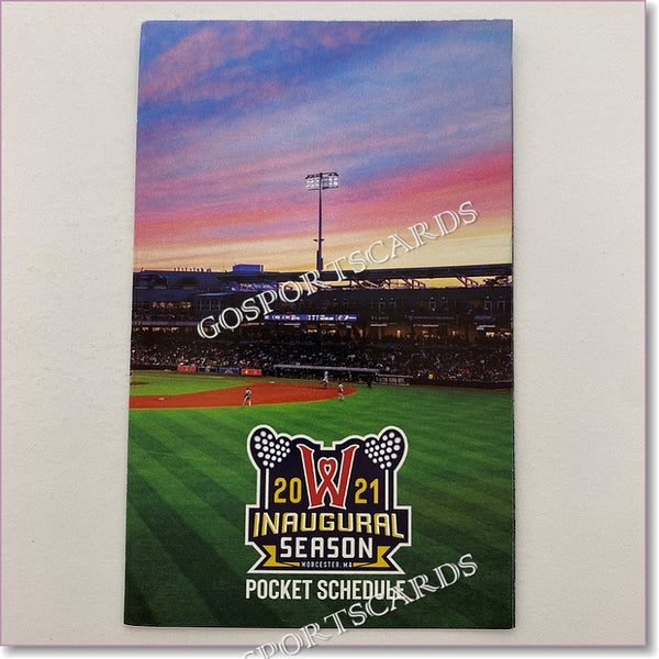 2021 Worcester Red Sox Pocket Schedule