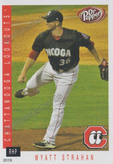 2019 Chattanooga Lookouts Wyatt Strahan