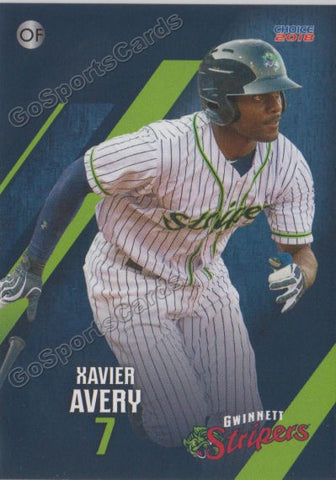 2018 Gwinnett Stripers Xavier Avery