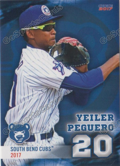 2017 South Bend Cubs Yeiler Peguero