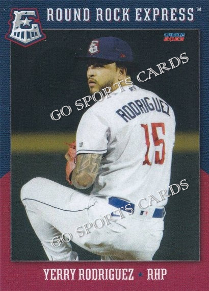 2023 Round Rock Express Yerry Rodriguez – Go Sports Cards