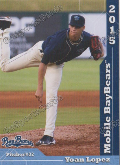 2015 Mobile BayBears Yoan Lopez