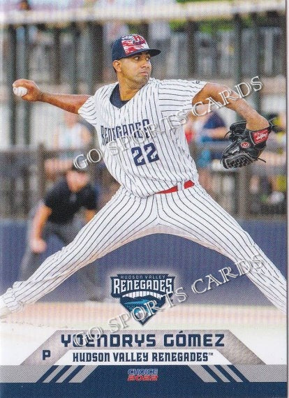 2022 Hudson Valley Renegades Yoendrys Gomez