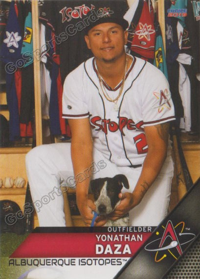 Yonathan Daza Baseball Cards