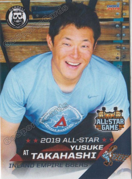 2019 California League All Star SB Yusuke Takahashi