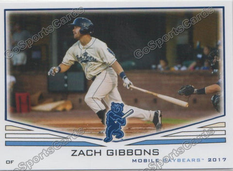 2017 Mobile BayBears Zach Gibbons