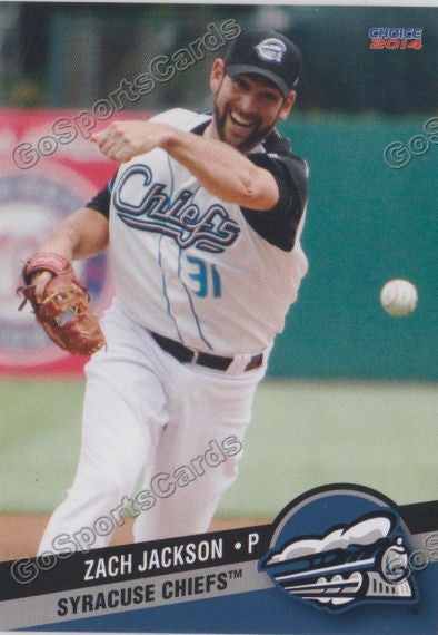 2014 Syracuse Chiefs Zach Jackson – Go Sports Cards