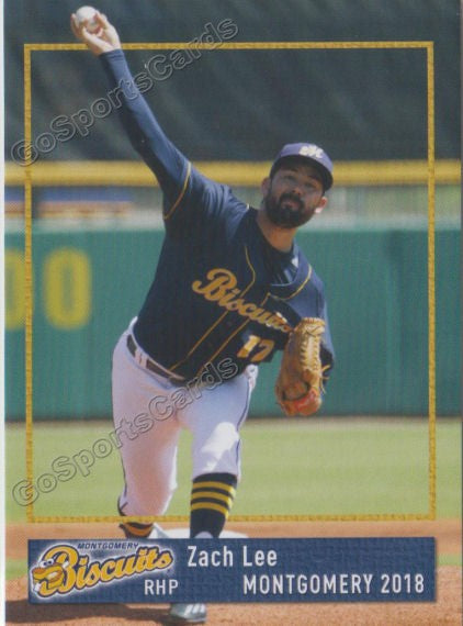 2018 Montgomery Biscuits Zach Lee