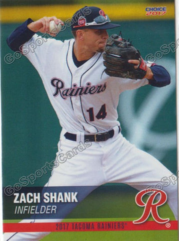 2017 Tacoma Rainiers Zach Shank