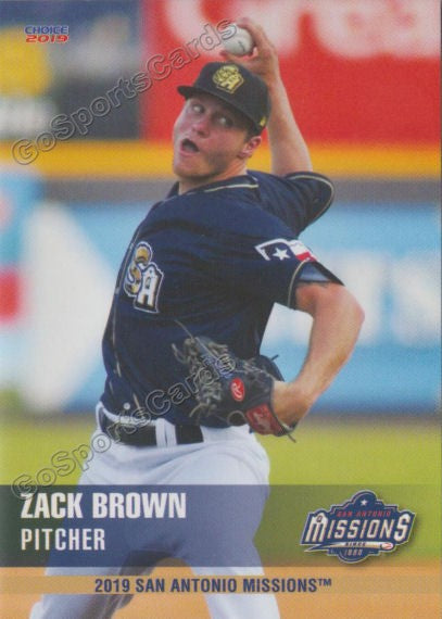 2019 San Antonio Missions Zack Brown