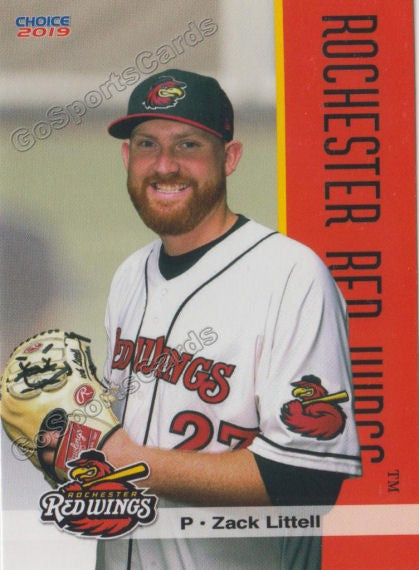 2019 Rochester Red Wings Zack Littell