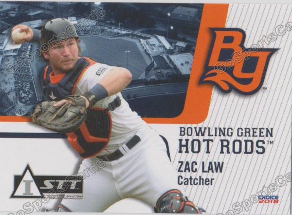 2018 Bowling Green Hot Rods Zac Law